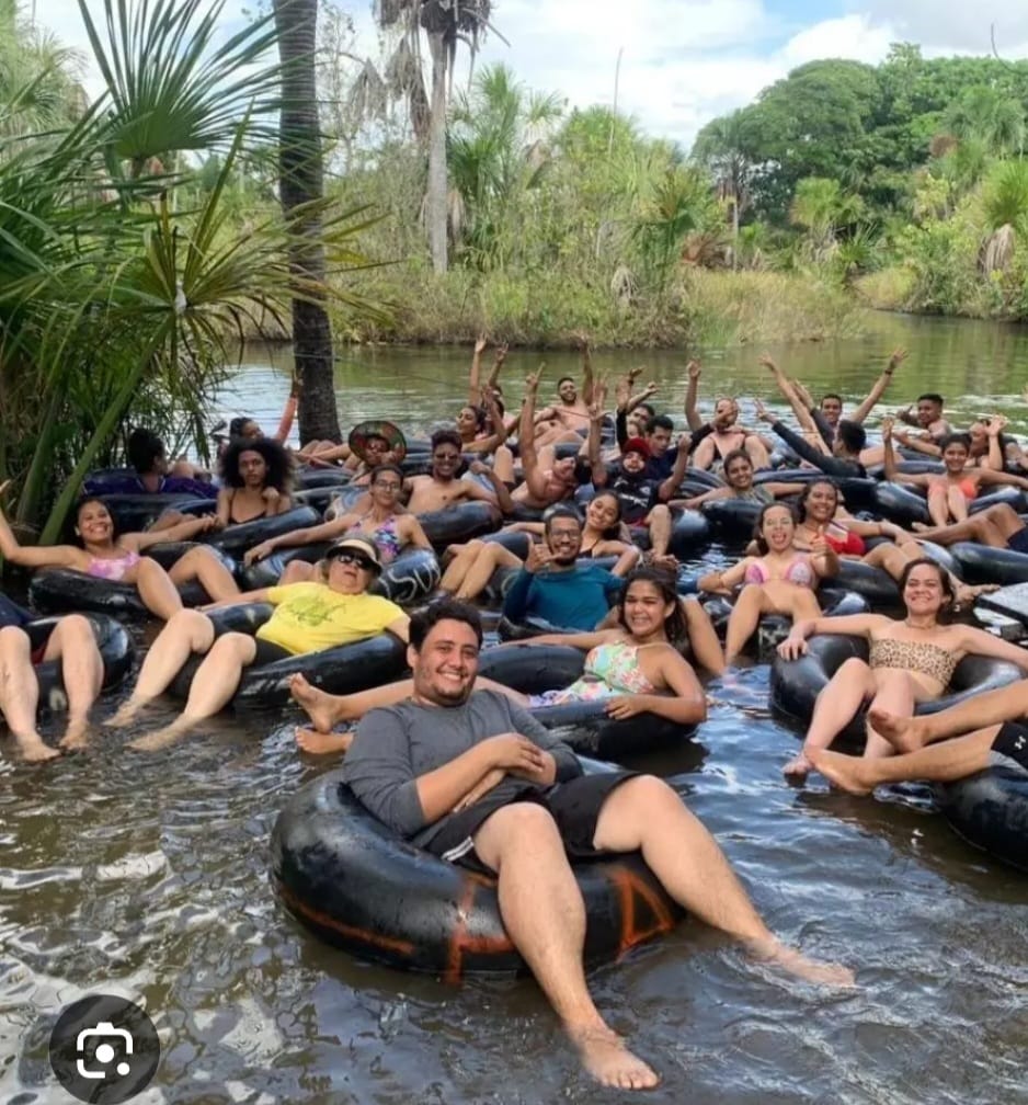 Boia cross no Rio Formiga